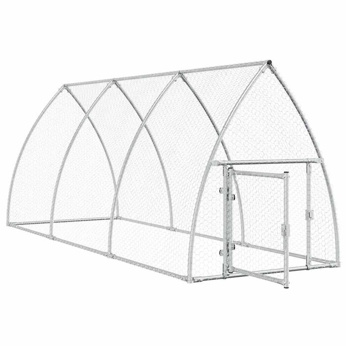Poulailler en acier galvanisé 300x105x120cm - 34% de remise - Déballé