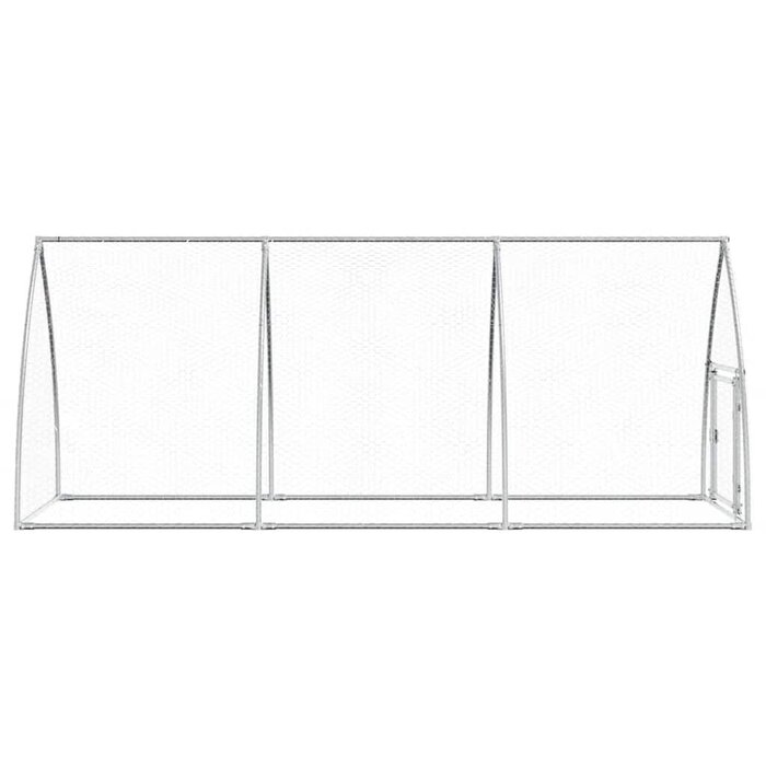 Poulailler en acier galvanisé 300x105x120cm - 34% de remise - Déballé
