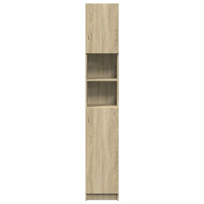 Armoire de salle de bain chêne sonoma 32x25,5x190 cm - 34% de remise