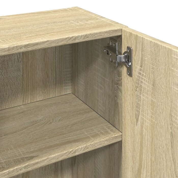 Armoire de salle de bain chêne sonoma 32x25,5x190 cm - 34% de remise