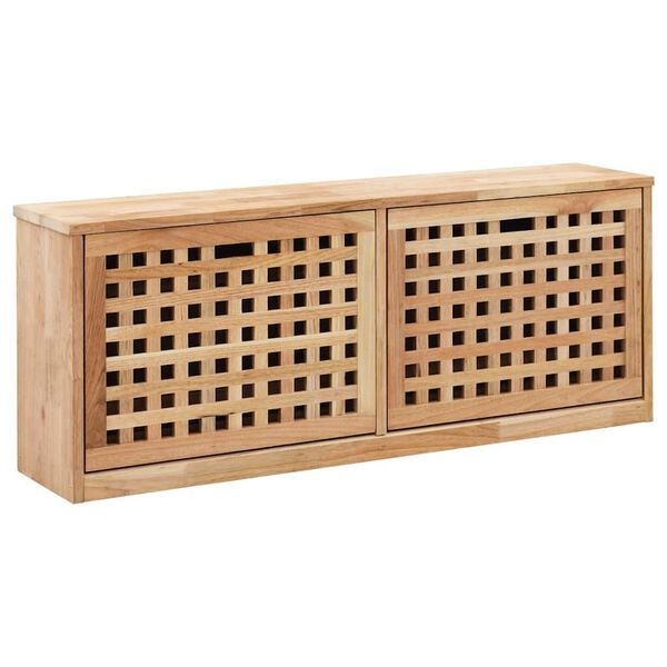Banc à chaussures en noyer 94x20x38 cm - 34% de remise