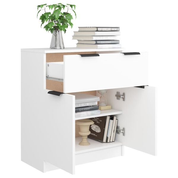 Buffet bas blanc 60x30x70 cm - 34% de remise