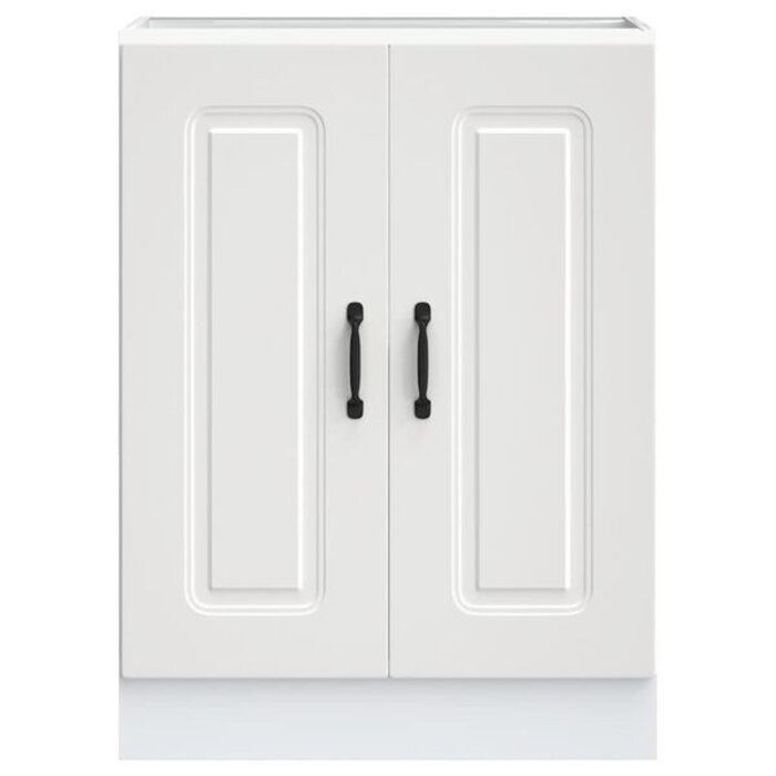 Vidaxl Meuble sous-évier blanc Kalmar 60x46x81,5 cm - 34% de remise