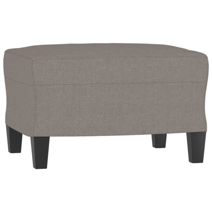 Repose-pieds en tissu taupe 60x50x41 cm - 33% de remise