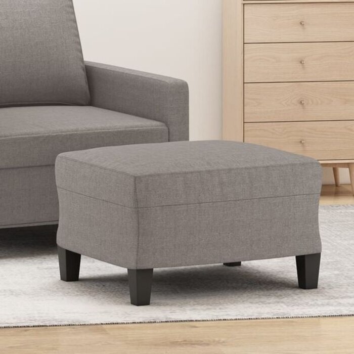 Repose-pieds en tissu taupe 60x50x41 cm - 33% de remise