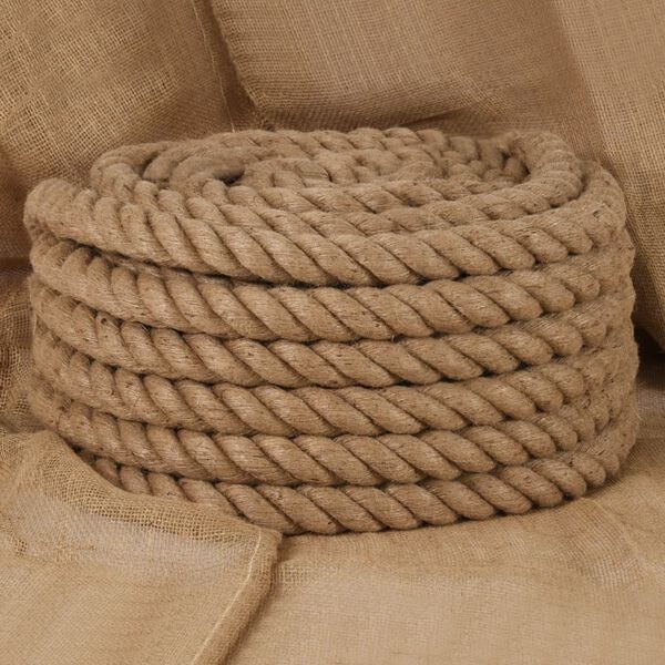 Vidaxl Corde en jute 50 mm x 5 m - Naturelle et robuste - 33% de remise