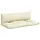 Ensemble de 2 coussins pour palette couleur crème - 34% de remise