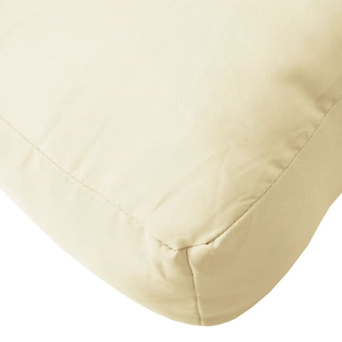 Ensemble de 2 coussins pour palette couleur crème - 34% de remise