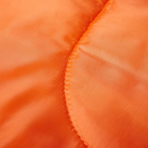 Sac de couchage 3-4 saisons 220x83cm - Orange et Noir - 31% de remise