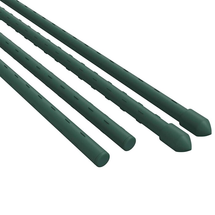 Lot de 30 tuteurs pour plantes 150 cm - Acier vert - 29% de remise