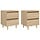 Lot de 2 tables de chevet chêne sonoma - 34% de remise