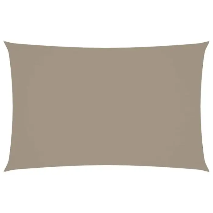 Vidaxl Voile d'ombrage rectangulaire 5x8 m taupe - 30% de remise