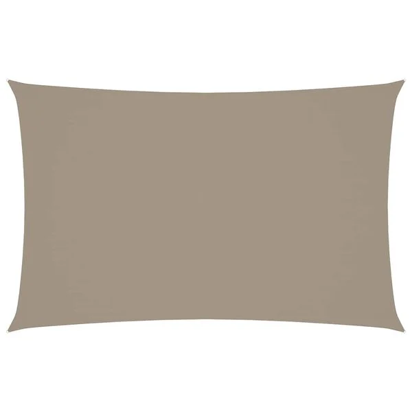 Vidaxl Voile d'ombrage rectangulaire 5x8 m taupe - 30% de remise