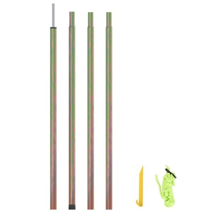 Vidaxl Mât pour voile d'ombrage 250 cm en acier galvanisé - 31% de remise
