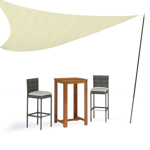 Vidaxl Mât pour voile d'ombrage 250 cm en acier galvanisé - 31% de remise