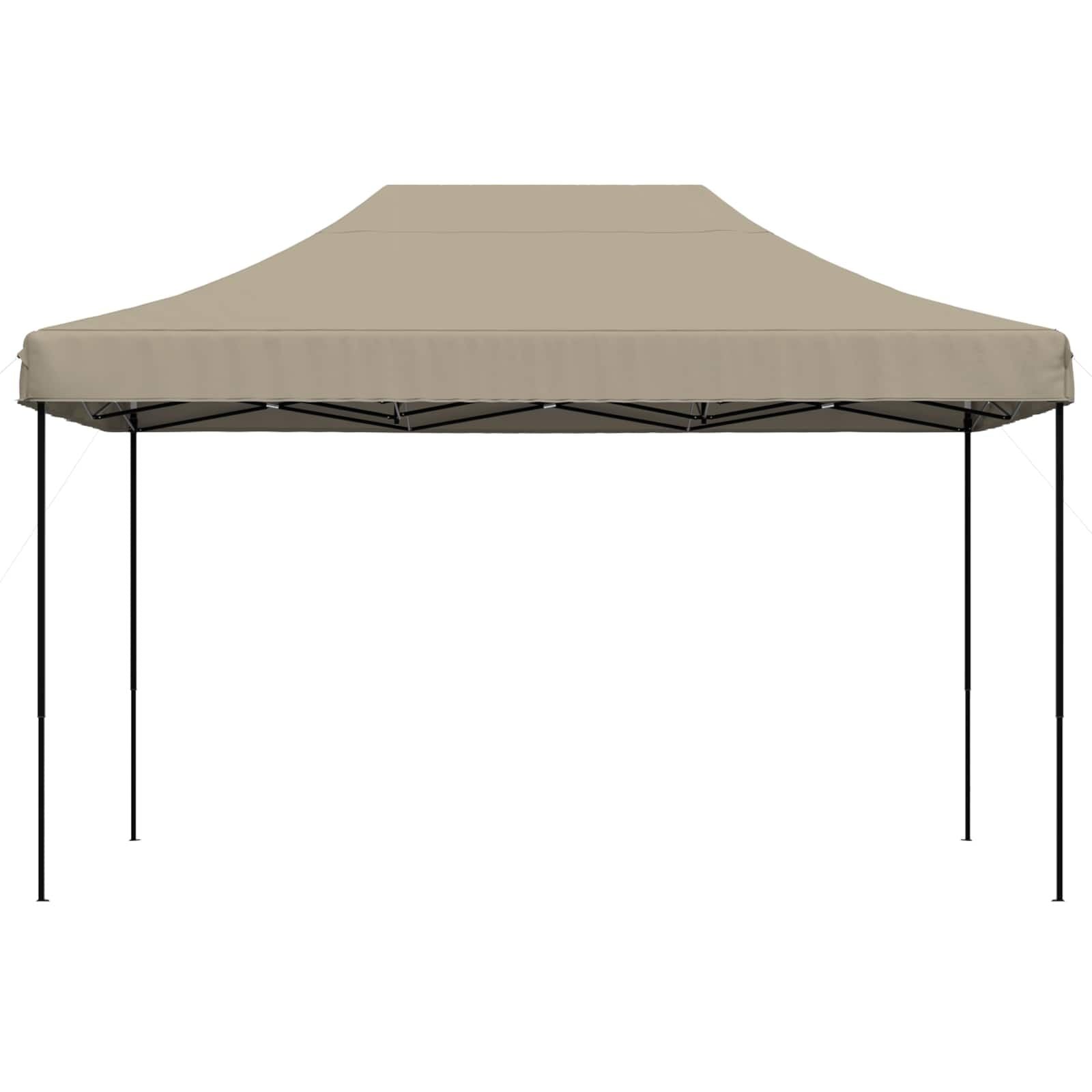 Vidaxl Tonnelle pliante pop-up taupe 440x292 cm - 34% de remise