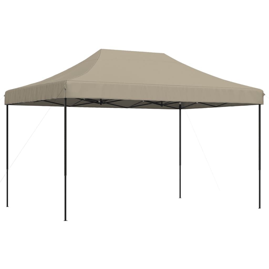 Vidaxl Tonnelle pliante pop-up taupe 440x292 cm - 34% de remise