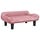 Canapé pour enfant en velours rose - 33% de remise