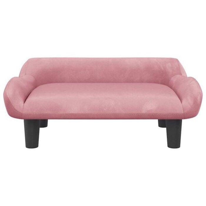 Vidaxl Canapé pour enfant en velours rose - 33% de remise