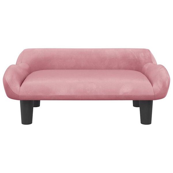 Vidaxl Canapé pour enfant en velours rose - 33% de remise