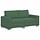 Canapé loveseat velours côtelé vert 180cm - 35% de remise
