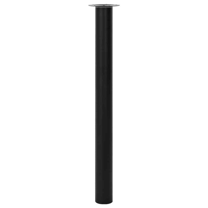 Pieds de table télescopiques noirs 710-1100 mm - Lot de 2 - 33% de remise