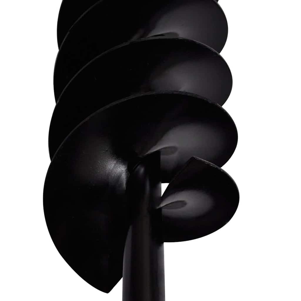 Tarière manuelle double vis 80 mm - Acier noir - 31% de remise