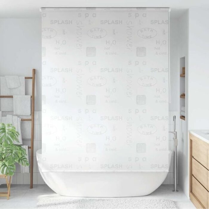 Vidaxl Rideau de douche enroulable 160x240 cm - 52% de remise