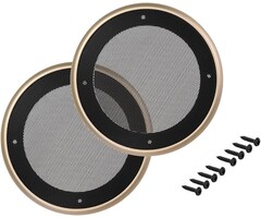 Grilles de protection pour subwoofer 10,2 cm - Doré/Noir - 38% de remise
