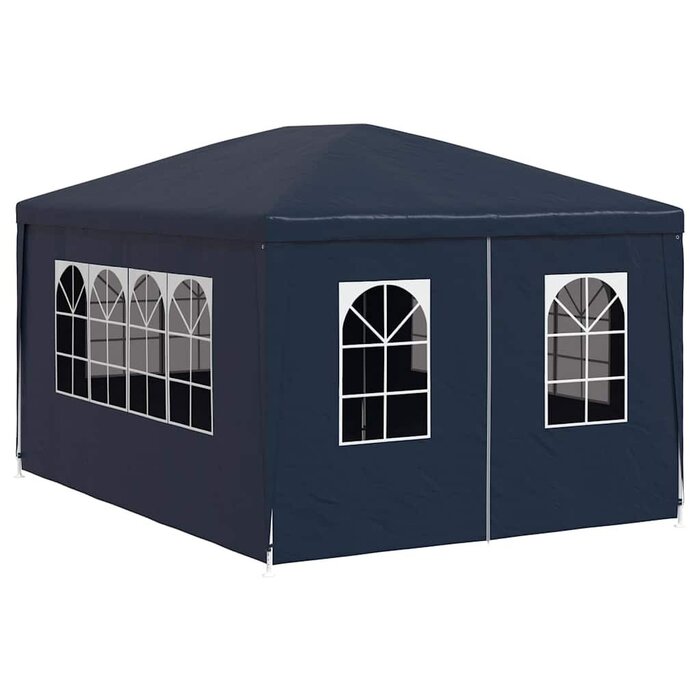 Vidaxl Tonnelle de jardin 3x4m bleue - Structure acier - 34% de remise