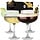 Lot de 4 coupes à cocktail en cristal 300 ml - 32% de remise