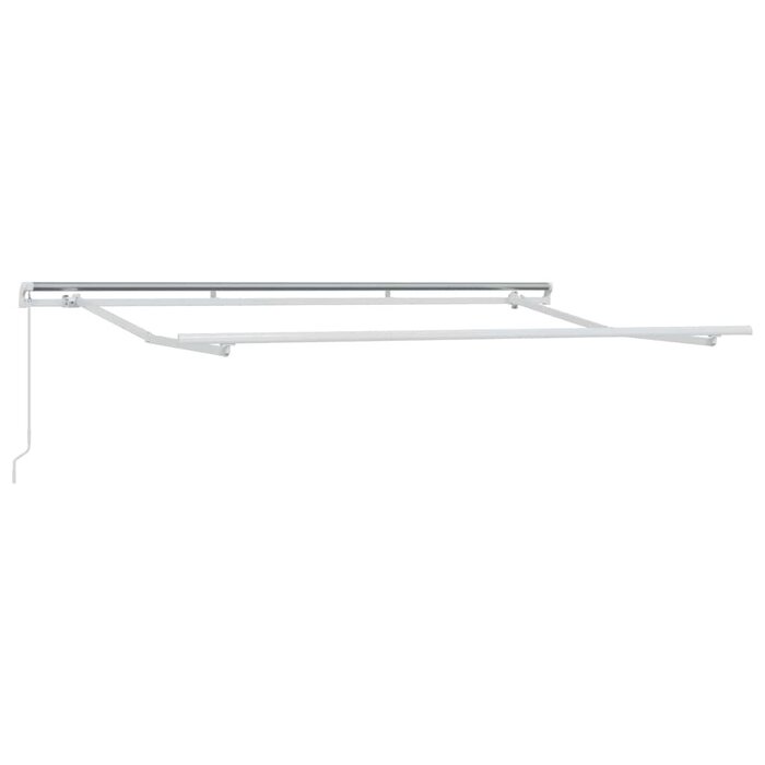 Vidaxl Structure de store banne rétractable 350x200cm - Blanc - 35% de remise