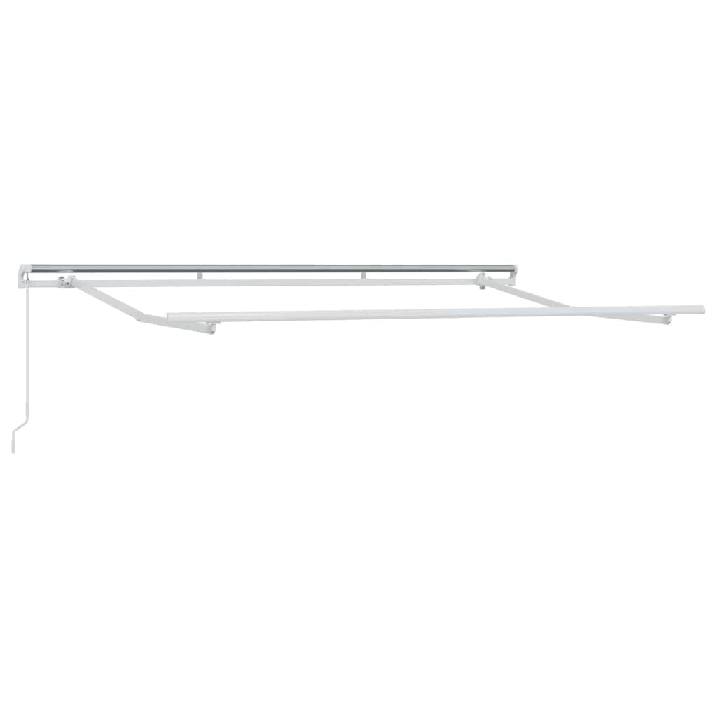 Vidaxl Structure de store banne rétractable 350x200cm - Blanc - 35% de remise
