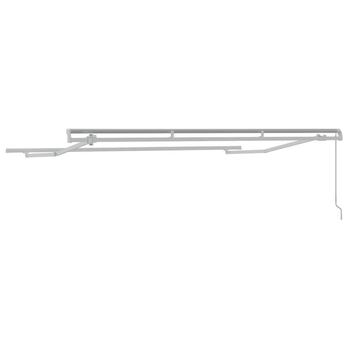 Vidaxl Structure de store banne rétractable 350x200cm - Blanc - 35% de remise