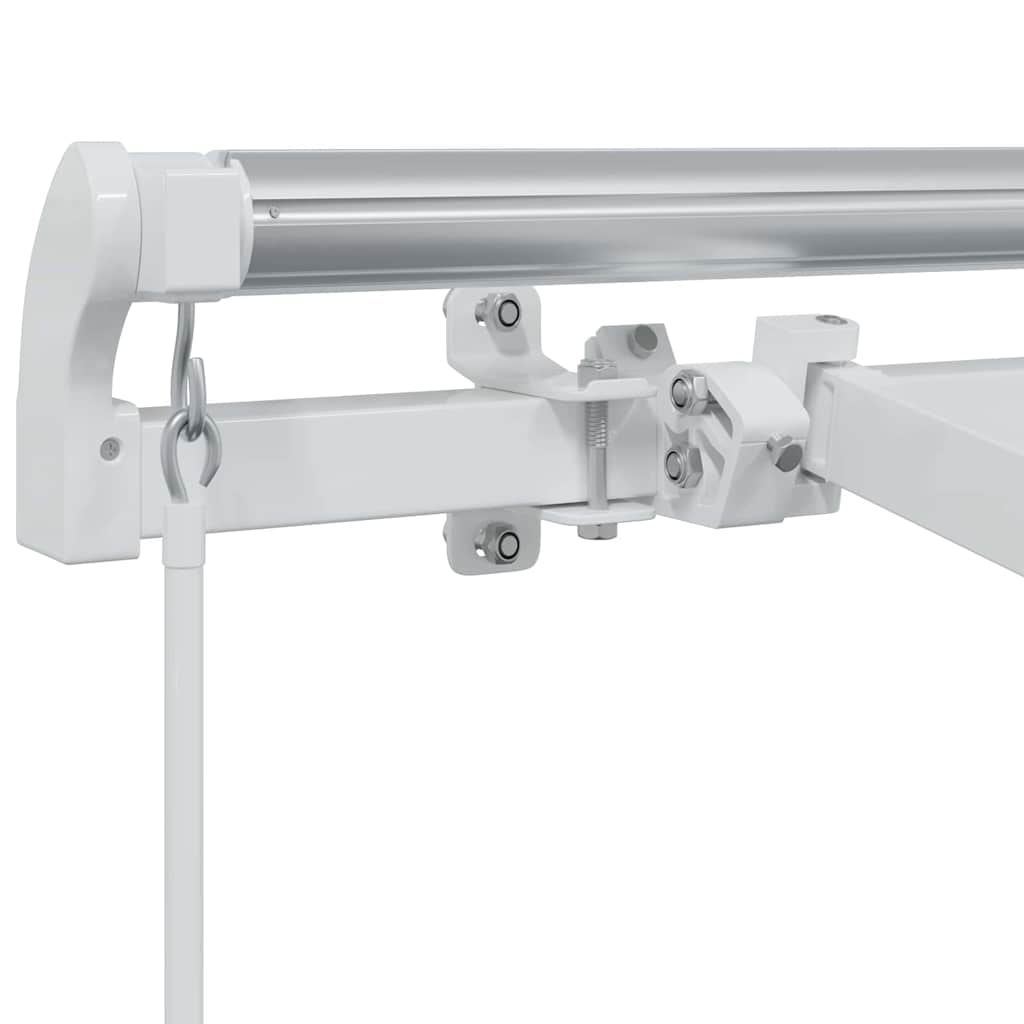 Vidaxl Structure de store banne rétractable 350x200cm - Blanc - 35% de remise