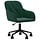 Chaise de bureau pivotante en velours vert foncé - 34% de remise