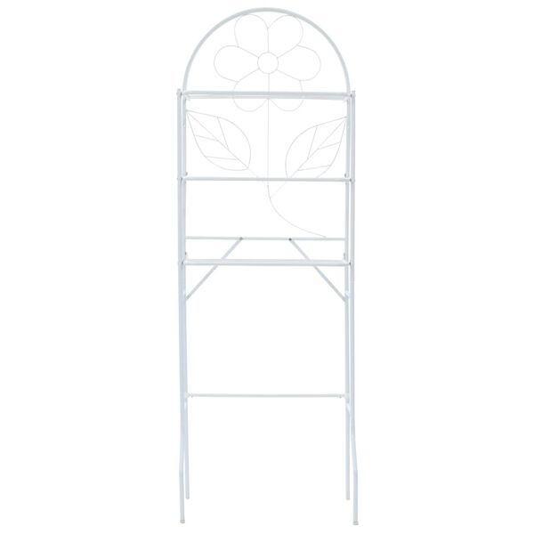 Vidaxl Étagère de salle de bain en acier blanc - 31% de remise