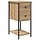 Table de chevet aspect chêne artisanal - 33% de remise