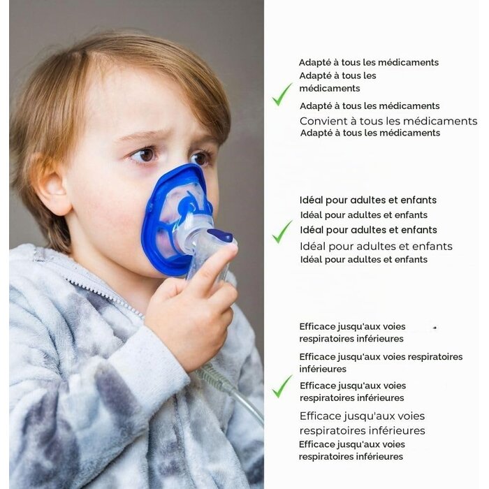Nébuliseur électrique familial - Inhalateur silencieux - 32% de remise