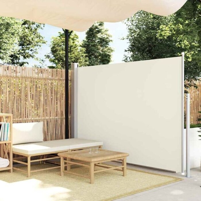 Vidaxl Pare-vue rétractable 170x300 cm crème - 33% de remise
