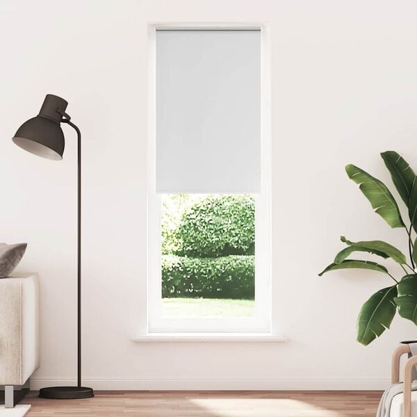 Vidaxl Store enrouleur occultant 85x230 cm blanc - 31% de remise