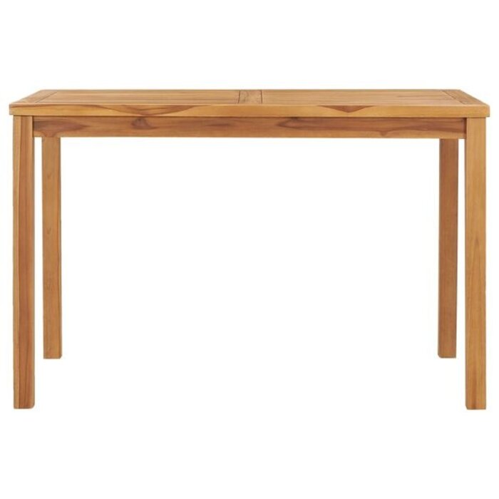 Vidaxl Table de jardin en teck massif 120x70 cm - 38% de remise