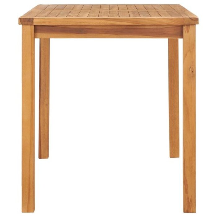 Vidaxl Table de jardin en teck massif 120x70 cm - 38% de remise