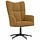 Fauteuil relax pivotant en velours marron - 34% de remise