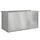 Coffre de jardin en acier galvanisé - 100cm - Argenté - 34% de remise