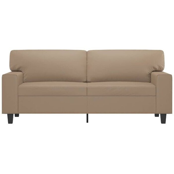 Vidaxl Canapé 2 places similicuir cappuccino - 140 cm - 35% de remise