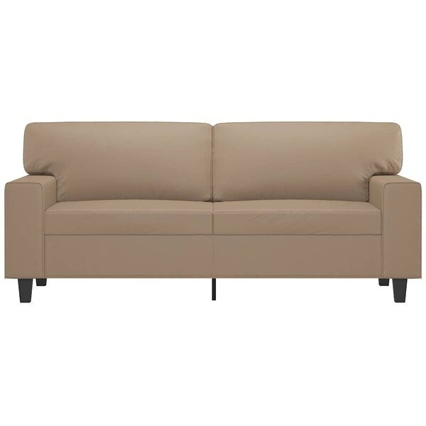 Vidaxl Canapé 2 places similicuir cappuccino - 140 cm - 35% de remise