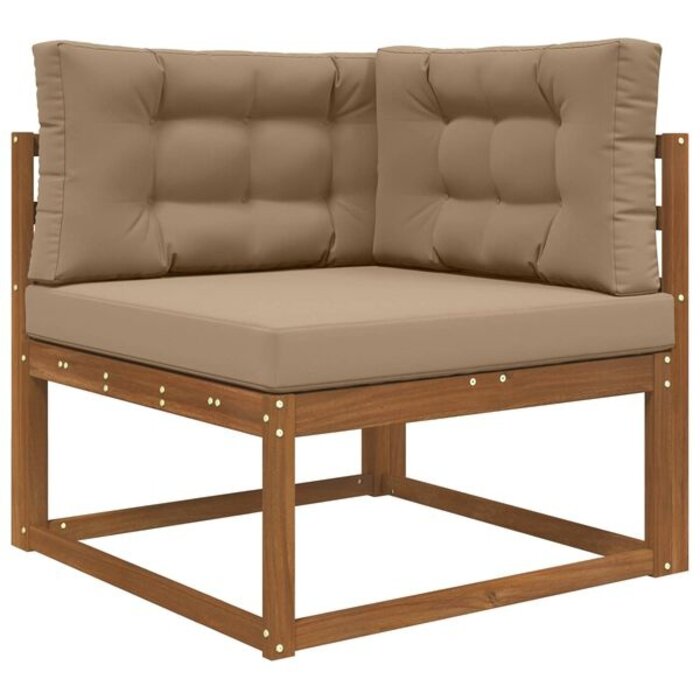 Vidaxl Coussin de banc d'extérieur 80x80cm Taupe - 33% de remise