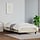 Cadre de lit 90x190 cm similicuir crème - 34% de remise