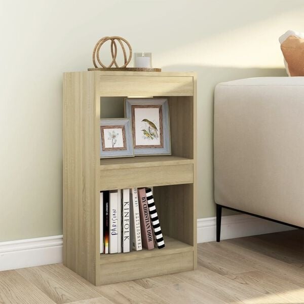 Vidaxl Bibliothèque et paravent 40x30x72 cm chêne Sonoma - 32% de remise